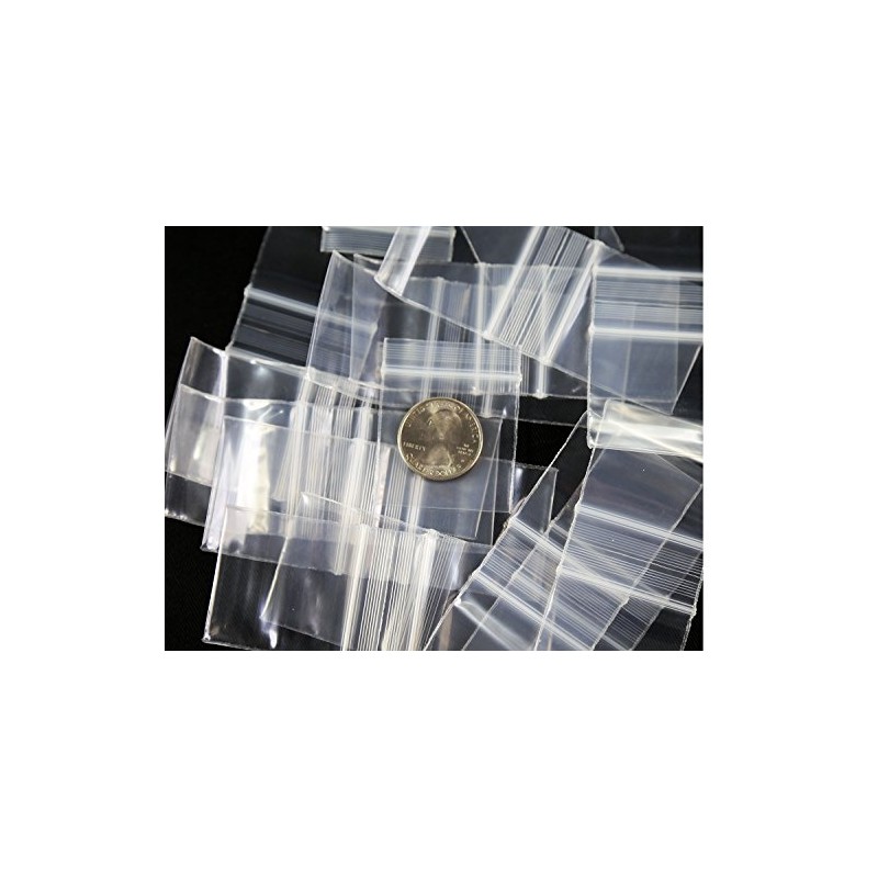 Plastic Resealable Bag 200ct CLEAR 2 Mil Mini Baggies 1515