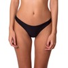 RELLECIGA Women's Swimwear Bikini Bottoms Brazilian Cut Bottom, black