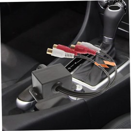 OSALADI Audio Volume Control Knob Car Level Controller Remote Level Control for Car Stereo Bass Knob RCA Connectors