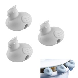 3 Pcs Pot Lid Lifter Silicone Spill Proof Lid Lifter Splash-Proof Steam Release Pan pot lid lifter Kitchen Tool Decoration Pot Lid & Cute Kitchen Accessories (Chicks (color random))