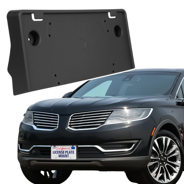 ABS Front License Plate Holder Compatible with Lincoln MKX 2016