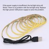 GOMING 5V COB USB LED Strip Light Cool White 6000K