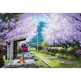 Beverly 1000-052 Jigsaw Puzzle Spring Platform (19.3 x 28.3 inches (49 x 72 cm), Made in Japan