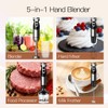 MegaWise Blender Handheld 12-Speed Stainless Steel Electric Hand Blender, 5