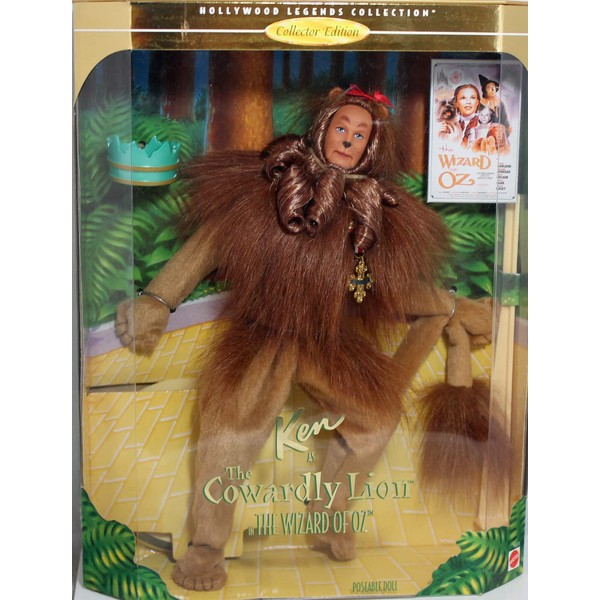 Barbie Ken As The Cowardly Lion In The Wizard Of Oz/Barbie The Wizard of Oz Cowardly Lion Ken