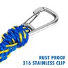 Obcursco Premium PWC Dock Lines, Heavy Duty Braided Line, Marine