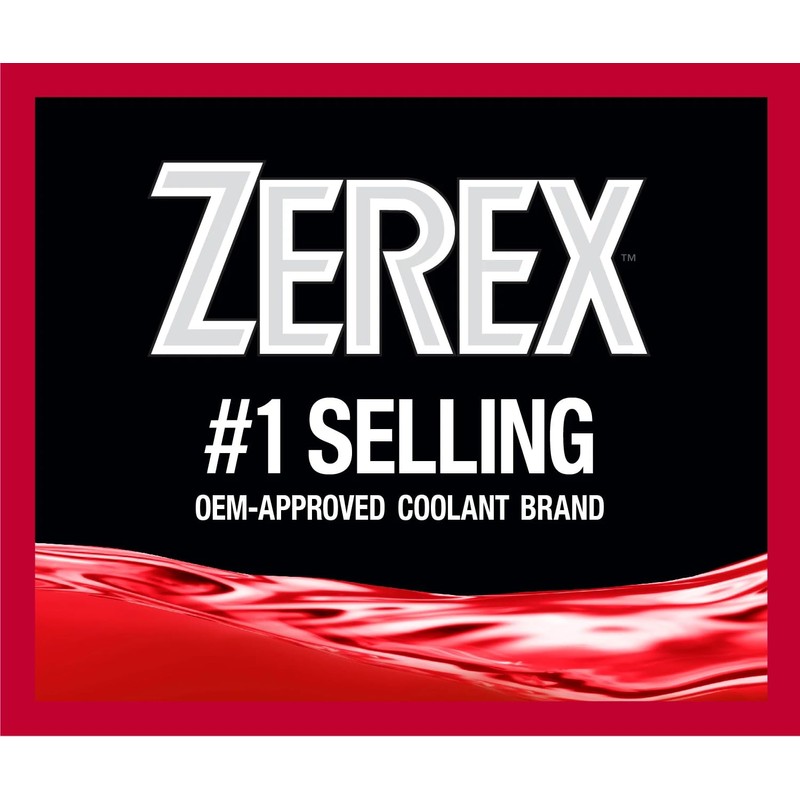 Zerex Asian Vehicle Red Antifreeze Coolant Concentrate 1 Gallon