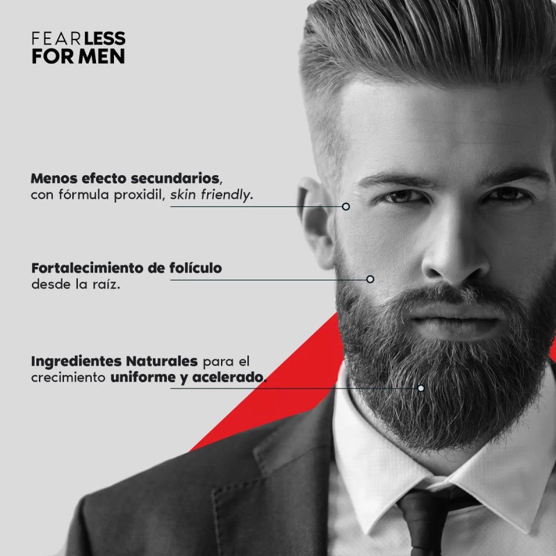 Blsamo de Crecimiento para Barba y Bigote Fearless For Men