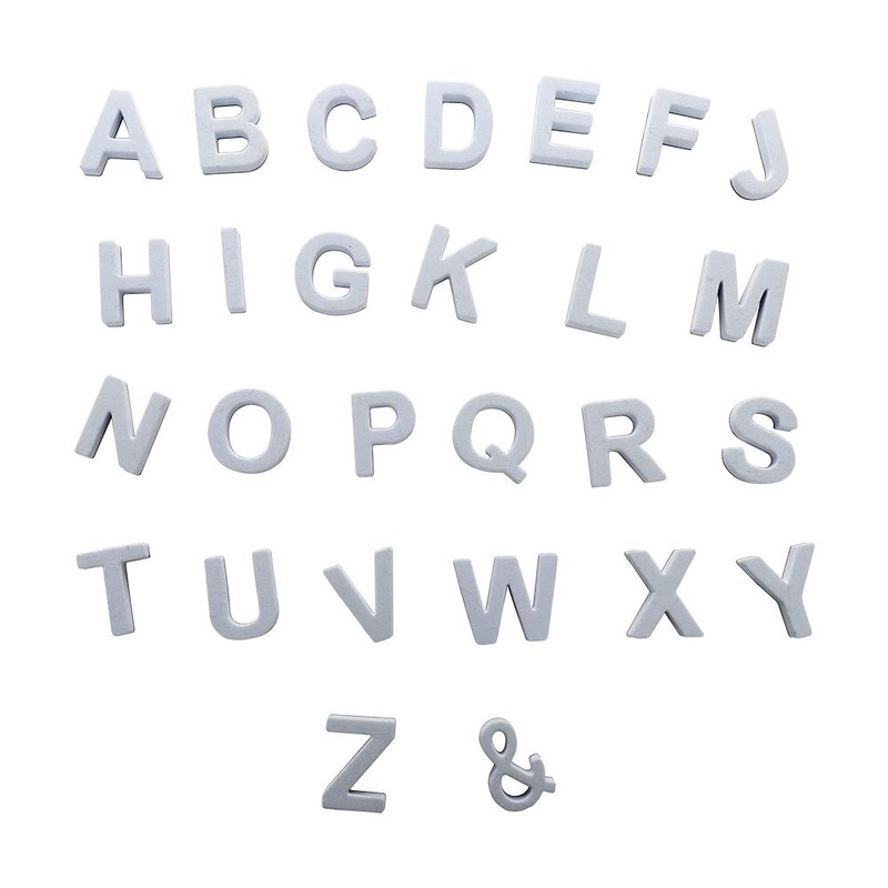 Doolland 124-Piece Fridge Magnetic Letters Gift Set Alphabet Magnets with