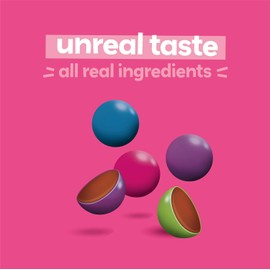 UNREAL Milk Chocolate Gems, Certified Fair Trade, Non-GMO, Made with Gluten Free Ingredients and Colors from Nature, No Sugar Alcohols or Soy, 6 Bags