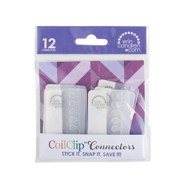 Erin Condren 2" Coil Clip Connectors, Clear (Acc-Coil)