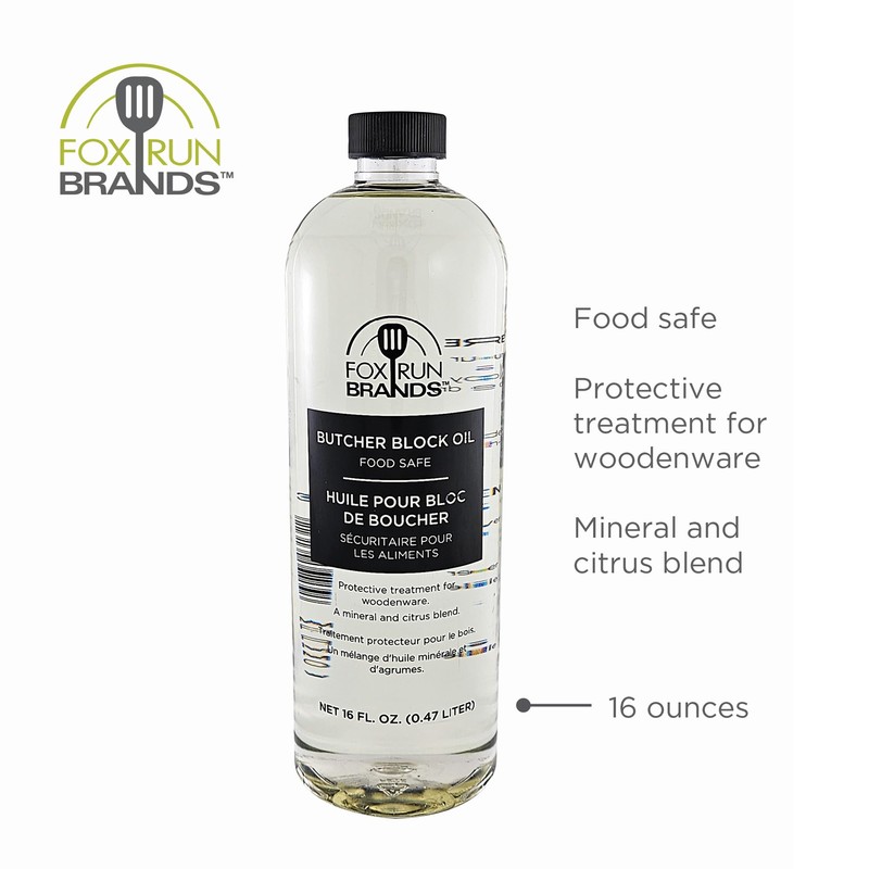 Fox Run Butcher Block Oil, 16 Oz