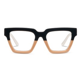 Peepers by PeeperSpecs Take a Bow - Black/Tan +0.00