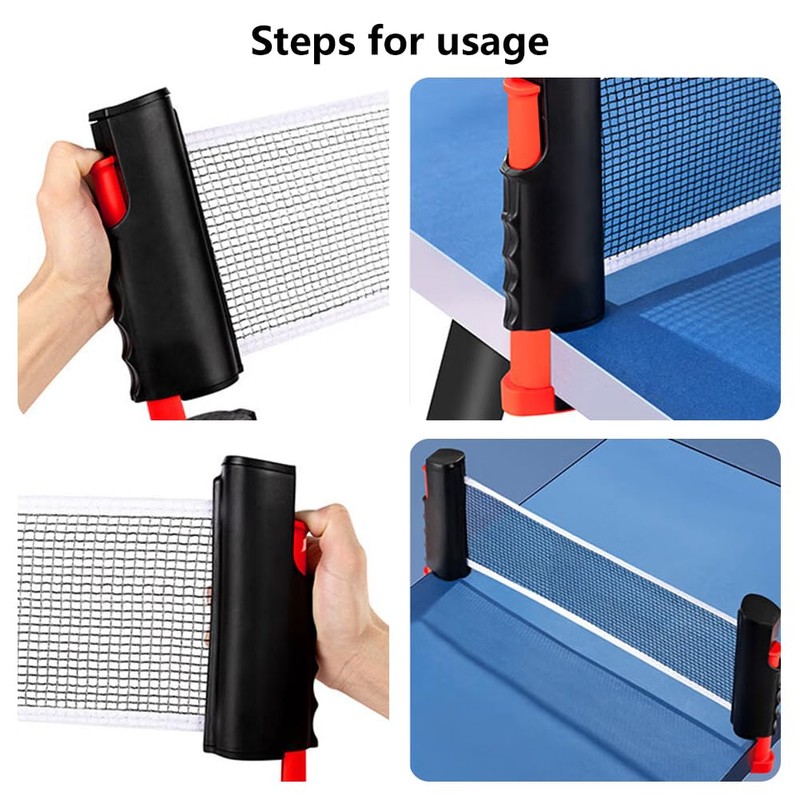 Helweet Table Tennis Nets, Ping Pong Replacement Net, Portable Table