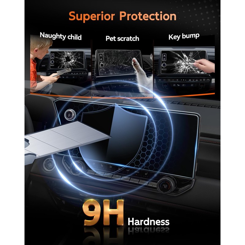 CDEFG For 2024 2025 2026 GMC Canyon Screen Protector -