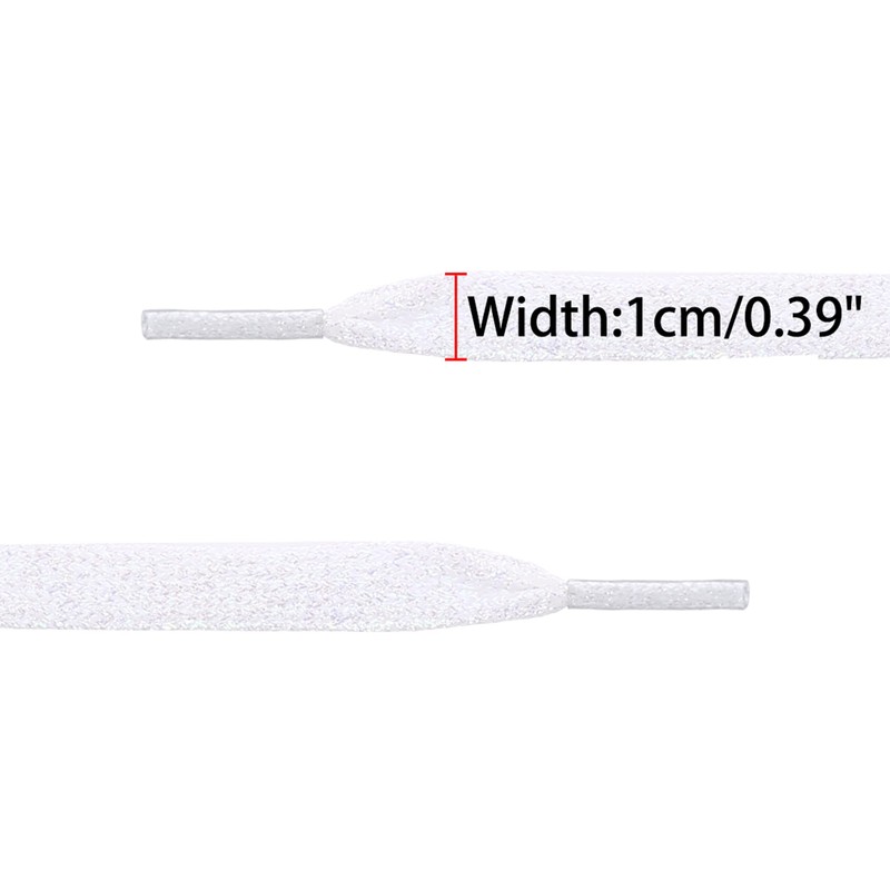 [Allegra K] Glossy Shoelaces, Flat Laces, Flat Laces, Shiny Laces,