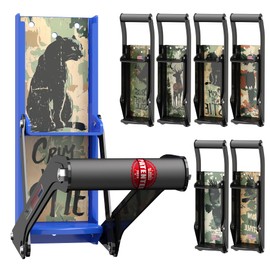 KANBOL Metal Can Crusher Wall Mounted Soda Can Smasher Crusher for Home Use, Recycling, Trash Cans. 16oz Eco-Friendly Crusher with Camouflage Panther art stickers & Lubricant for Smooth Operation-U5