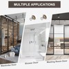 MECCANIXITY Shower Door Rollers Wheels, 25mm Diameter Bathroom Glass Shower