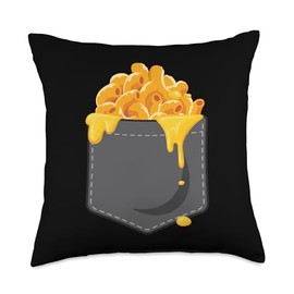 Mac And Cheese Pocket Throw Pillow