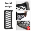 2 Pcs Car Storage Net Bags Black Mesh Organizer Nets