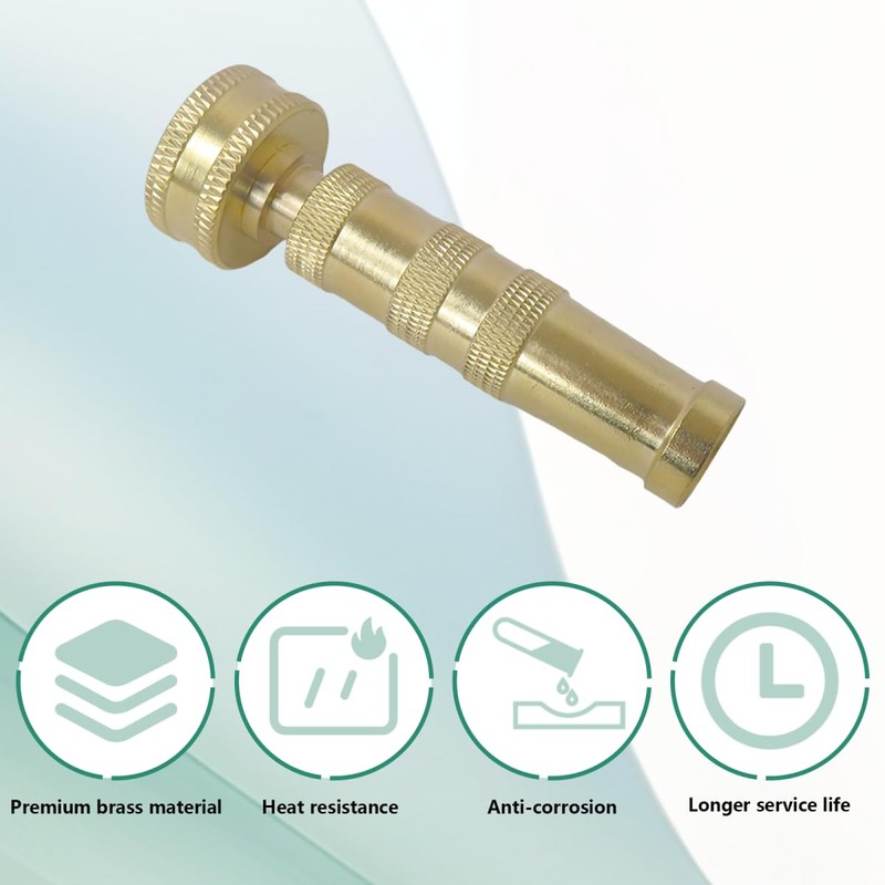 Multi-Purpose Heavy Duty Water Hose Nozzle – Water Plants, Wash