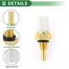 Motoforti Engine Coolant Temperature Sensor No.211760009 Water Temperature Sensor for