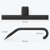 Silicone Shower Squeegee for Glass Doors, Windows & Mirrors –