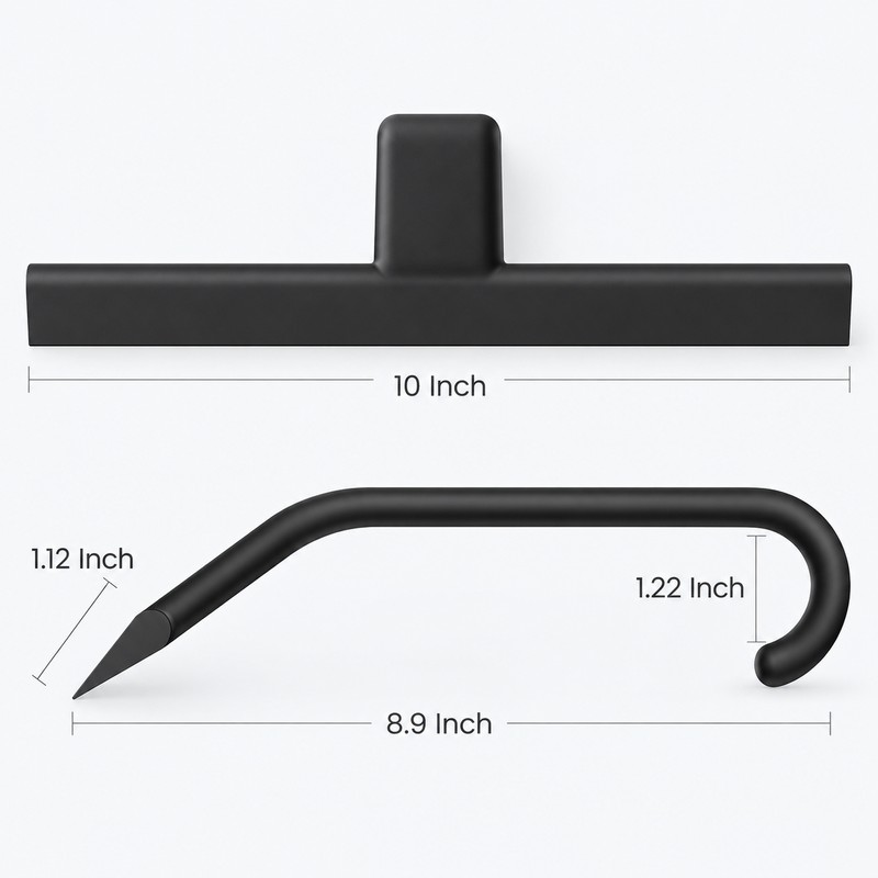 Silicone Shower Squeegee for Glass Doors, Windows & Mirrors –