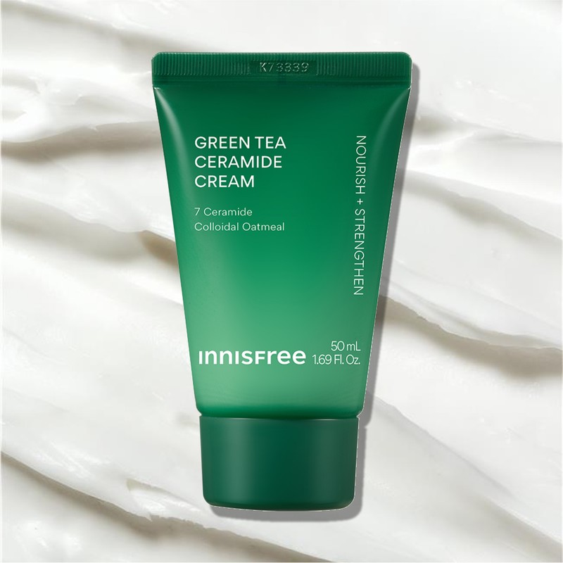 Innisfree [이니스프리]그린티 세라마이드 크림 50ml (튜브) Innisfree Green Tea Ceramide
