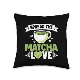 Spread the Matcha Love Matcha Throw Pillow