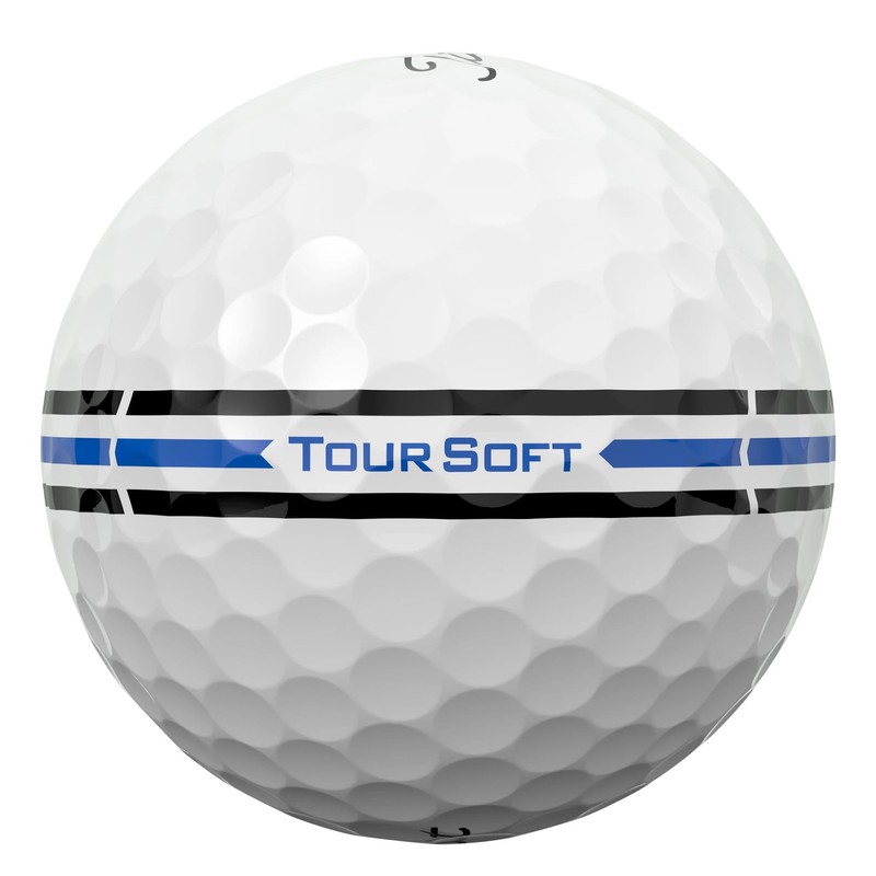 Titleist Tour Soft Golf Ball, White AIM 360, Pack of