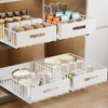 MUSTORN 2 Pack Pull Out Cabinet Organizer, Slide Out Cabinet
