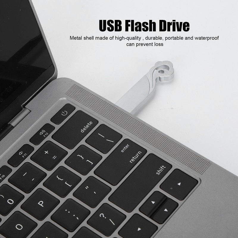 USB Flash Drive 16GB/32G/64G/128G Thumb Metal 2.0 Portable Waterproof Metal