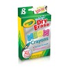 Crayola, Dry-Erase Neon Crayons, Art Tools, 8 Count, Washable, Perfect