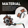 HANQIMOTO 8 Coil Magneto Stator 5 Wires for CG 125cc