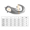 HFS(R) 304 Stainless Steel Spring Snap Spring Hook Multi-functional Daily