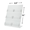Marketing Holders 8.5" x 11" Table Tent Counter Top Slant