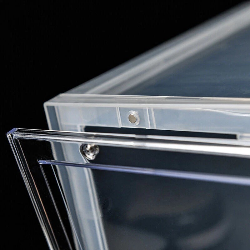Case Foldable Shoe Box Clear Storage Case Sneaker Container Organizer