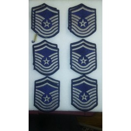 Vintage USAF  Senior Master Sergeant Uniform Patch New 1986-92 Sold in Pairs(2)
