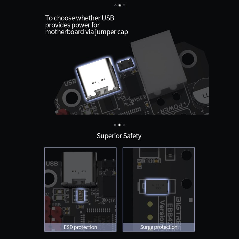 BIGTREETECH EBB 36 CAN V1.2, Shield for Connecting Clipper Extension