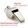 Hipat Whistle, 12 Packs Sports Whistles with Lanyard, Loud Crisp