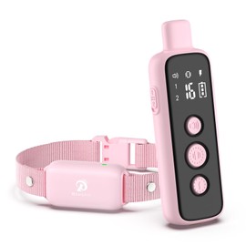 BOUSNIC Bousnic Shock Collar for Dogs - Waterproof Rechargeable Dog Electric Training Collar with Remote for Small Medium Large Dogs with Beep, Vibration, Safe Shock Modes (8-120 Lbs)