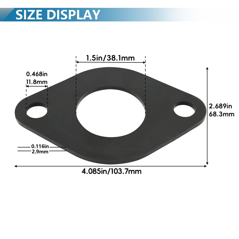 Circulator Pump Flange Rubber Gasket, for Valve Pipeline and Flange