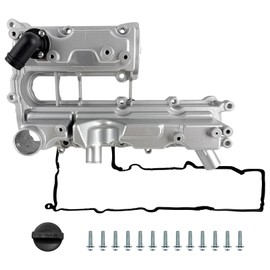 XUNUOPARTS 1.6L Aluminum Valve Cover Compatible with 2013-2016 Ford Escape 2014-2019 Fiesta Replace# BM5Z6582A BM5Z-6582-A