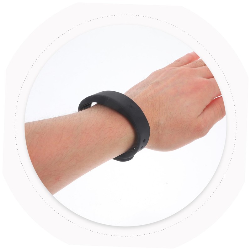 GOOHOCHY Wristband with Pedometer Sleep Black Ultra Thin Design Real