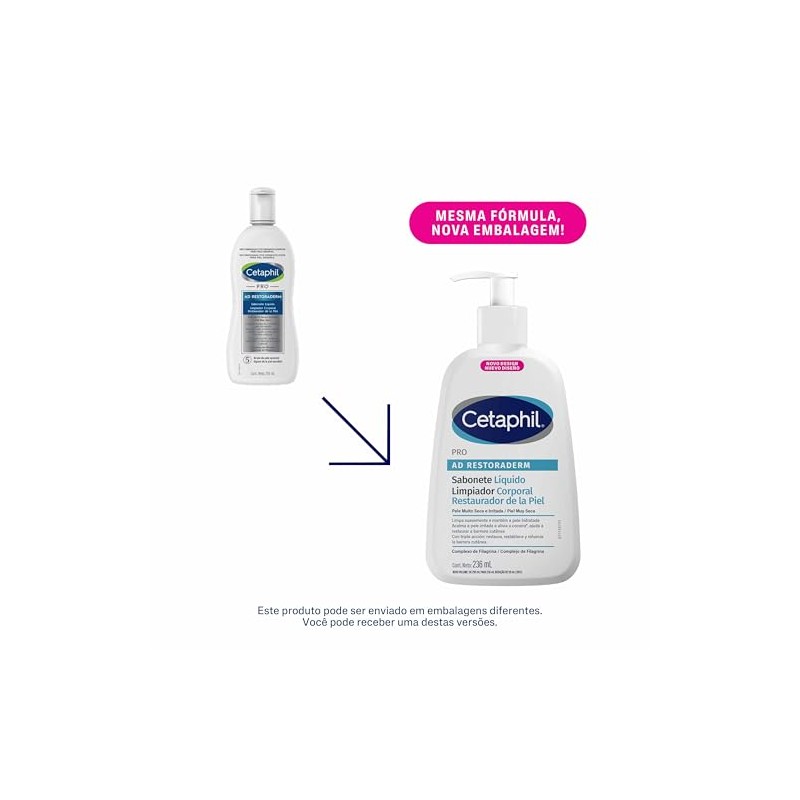 Cetaphil Pro Restoradeerm Jabón Corporal 236 Piel Tendencia Atópica