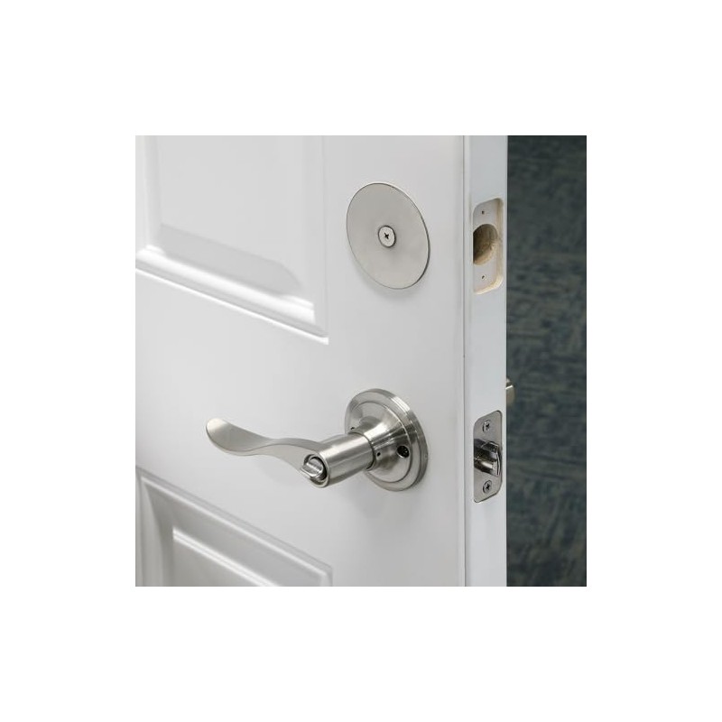 Prime-Line U 9516 Steel Door Hole Cover Plate, Brass (Single