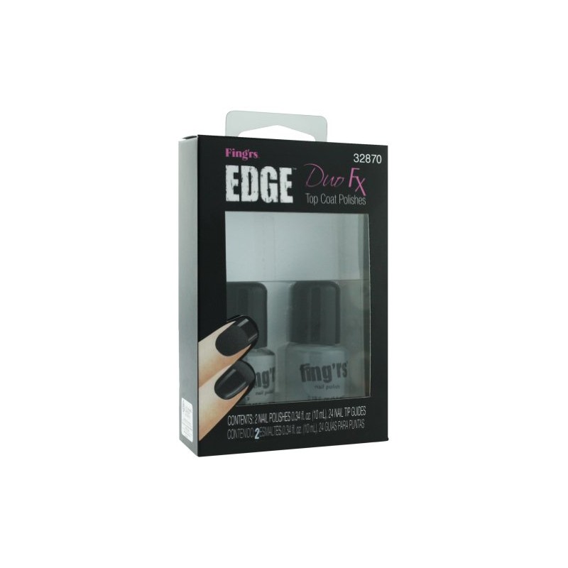 Fing'rs Edge Duo Fx Top Coat Polishes 32870