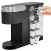 NiHome Acrylic Coffee Pod Holder for Keurig, Side Mount Coffee