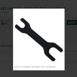 John Guest Collet Locking Release Tool, 1/4" and 3/8", Part# TSPITOOL